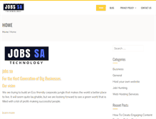 Tablet Screenshot of jobs-sa.com